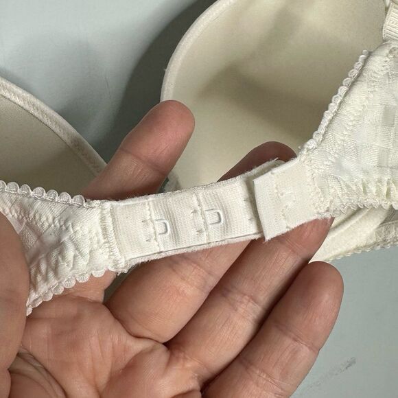 Marie Jo Avero Padded Plunge Bra Natural Ivory Underwire US Size 34C - Picture 8 of 12